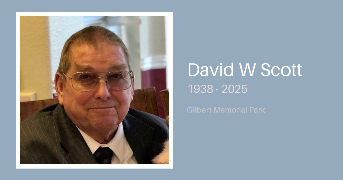 David W Scott - Gilbert-Memorial-Park