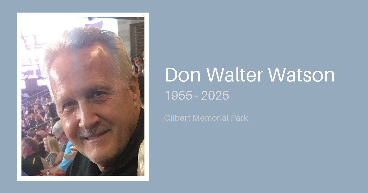 Don Walter Watson - Gilbert-Memorial-Park