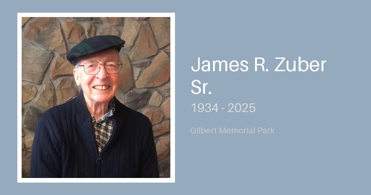 James R. Zuber Sr. - Gilbert-Memorial-Park