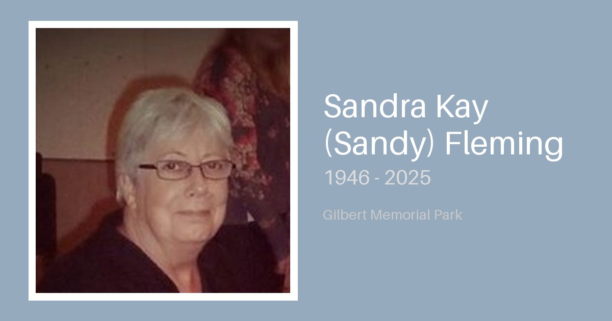 Sandra Kay (Sandy) Fleming - Gilbert-Memorial-Park