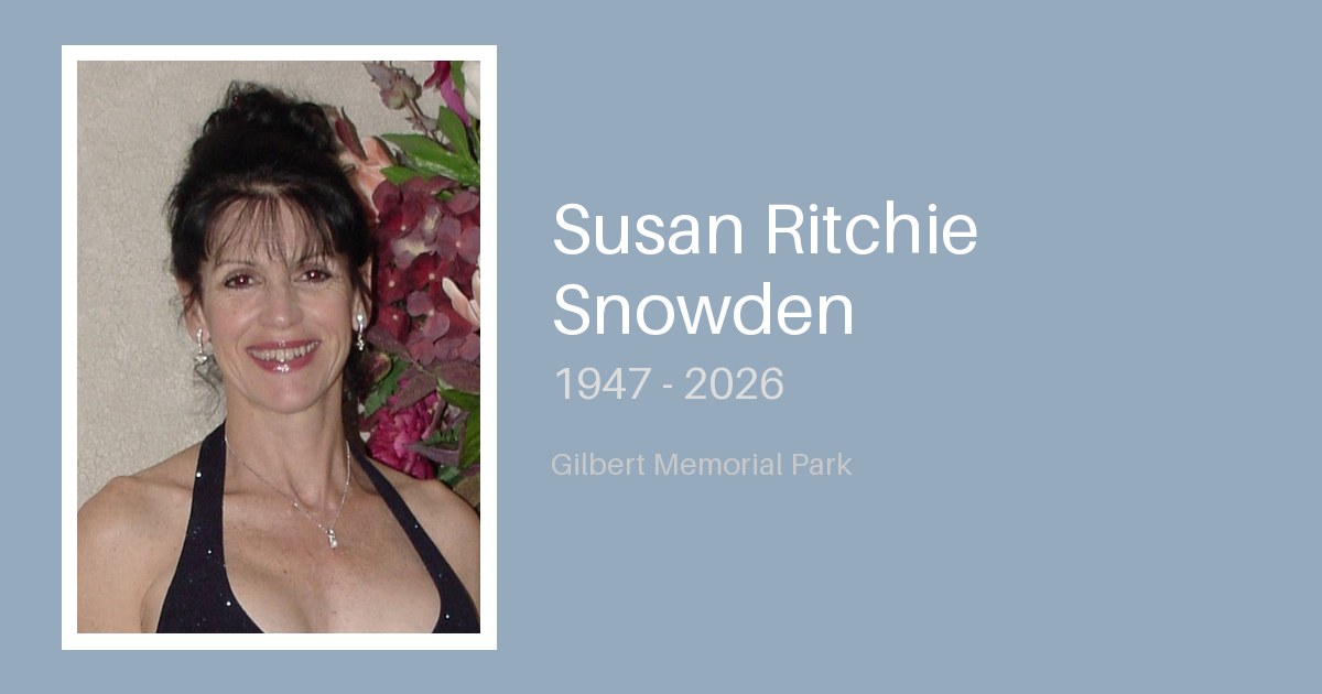Susan Ritchie Snowden - Gilbert-Memorial-Park