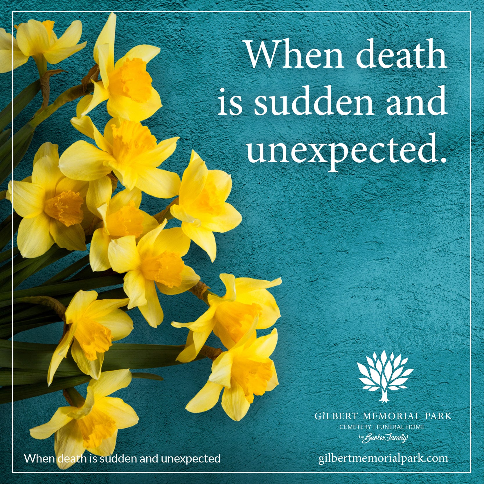 When the Soul Leaves the Body… Reacting to a Sudden Unexpected Death