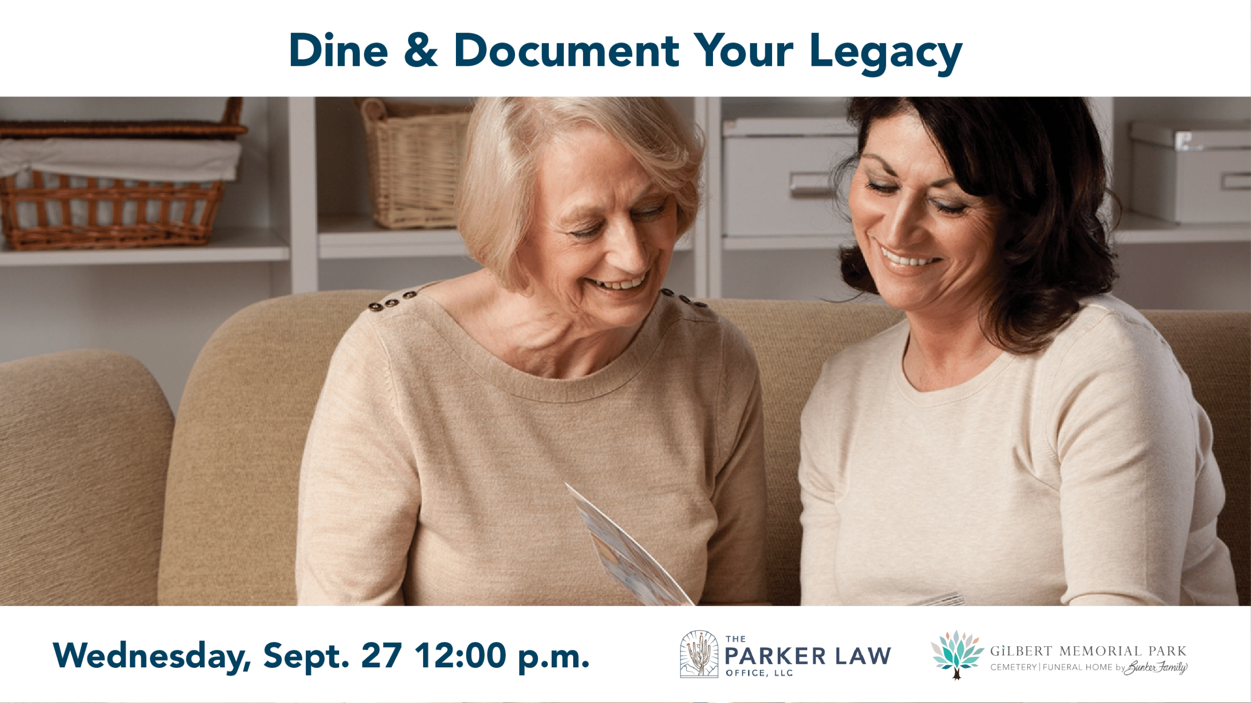 Dine and Document Your Legacy: Presentation and Lunch