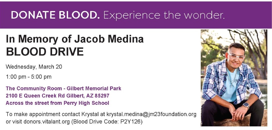 Blood Drive - In Memory of Jacob Medina