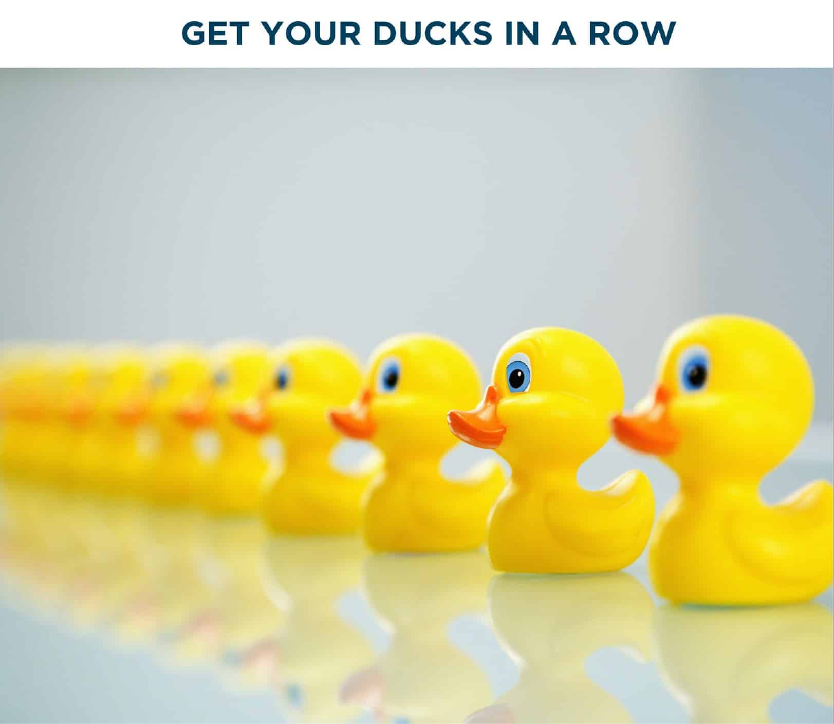 Get Your Ducks in a Row - January Evening Seminar